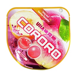 Mikakuto Cororo Fruit Juice Gummy Candy Peach Flavor, 1.41 oz