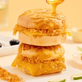SHISHANG Egg Chicken Floss Sandwich Breakfast Brunch Bread 7 pcs, 17.63 oz