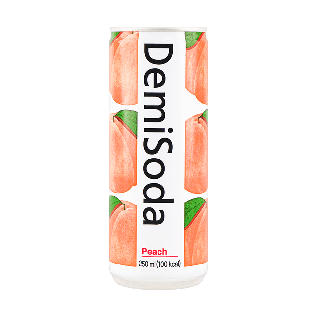DONG-A Demi Soda Peach Flavor, 8.5 fl oz