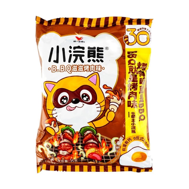 Uni-President BBQ Crispy Noodles - Crunchy Snack, 1.23 oz