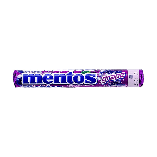 mentos Crunchy Shell Soft Candy,Grape Flavor Candy,1.32 oz 【Fresh Breath】