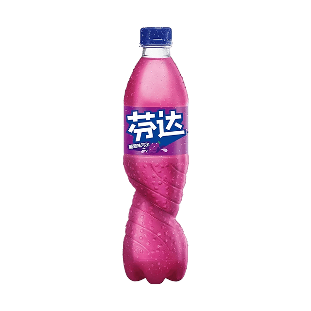 FANTA.CHINA Fanta Grape Flavored Soda -, 16.9 fl oz Import Bottle