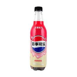 PEPSI Cola Zero Sugar Strawberry Milkshake Flavor, 16.9 fl oz