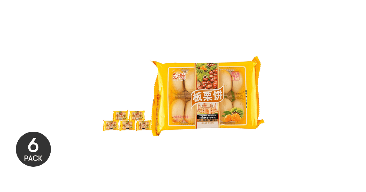MIAOWA Chestnut Cake 6.63oz  *6【6 Packs】