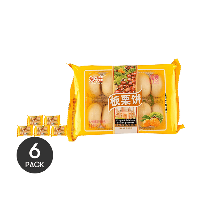 MIAOWA Chestnut Cake 6.63oz  *6【6 Packs】