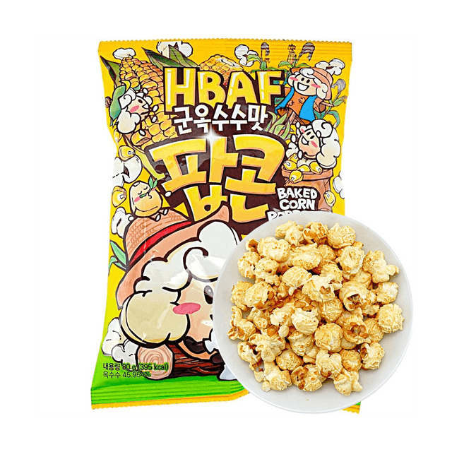 HBAF Baked Corn Popcorn, 2.82 oz