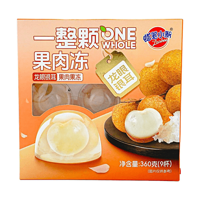Labixiaoxin Whole Fruit Jelly Longan & White Fungus Flavor, 12.7 oz