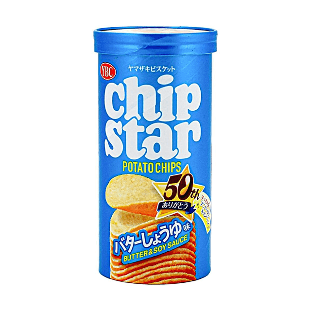 YBC Chip Star Potato Chips Butter Soy Sauce Flavor, 1.5 oz