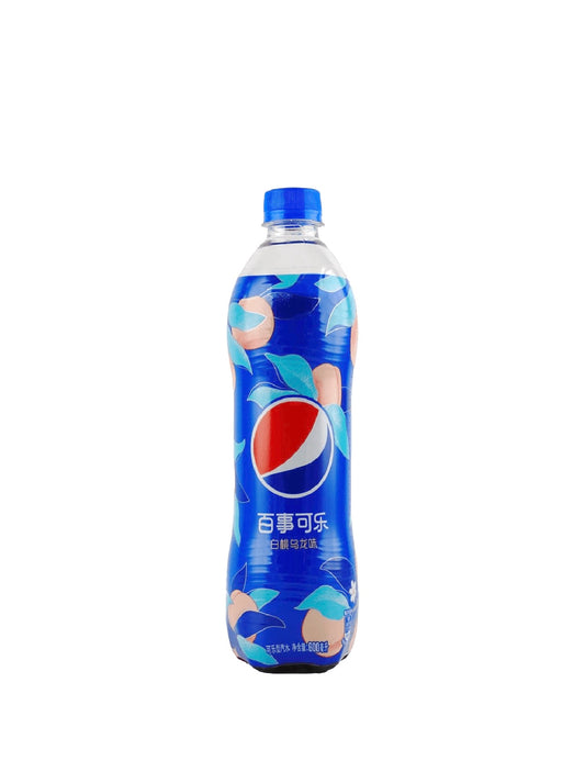 Pepsi Cola White Peach Oolong Flavor, 20.28 fl oz - China