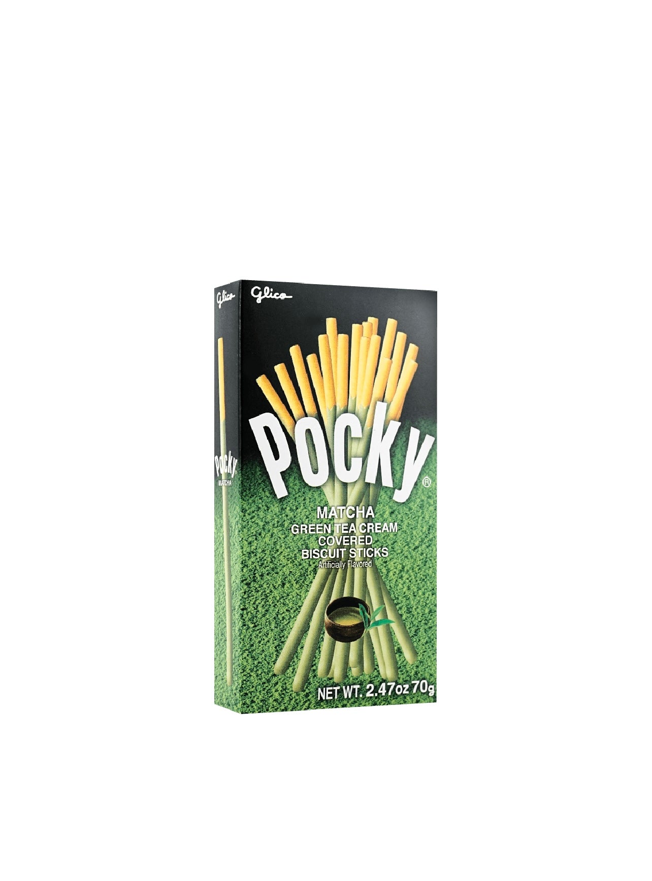 GLICO Matcha Pocky Cookie Sticks, 2.47oz