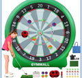Giant Dart Board Inflatable with Pump, Outdoor and Indoor Soccer Sport Kick Dartboard for Kids and Adults, Waterproof Darts Board Yard Game with 20 Golf Balls, 4 Sticky Balls, 2 Soccers
