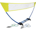 EastPoint Badminton Set, 4 Rackets, 2 Shuttlecocks, 15' Net, Outdoor Games