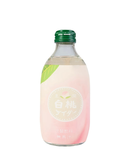 TOMOMASU - White Peach Cider - Japanese Fruit Drink, 10.14fl
OZ