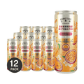 MARKETSIDE Passion Fruit Jasmine Tea Juice Sparkling Water 10.48oz 【12 Packs