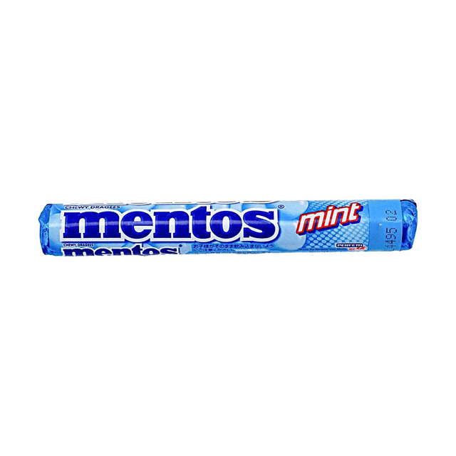 mentos Crunchy Shell Soft Candy, Mint Flavor, 1.32 oz