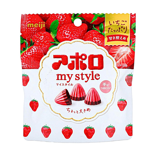 MEIJI Apollo My Style Strawberry Chocolate,1.4 oz