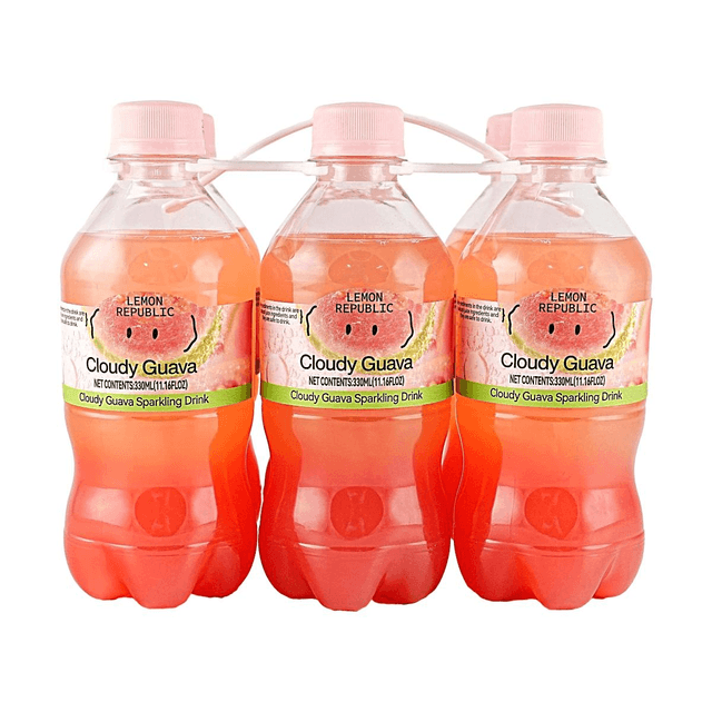 Lemon Republic Lemon Republic Cloudy Guava Sparkling Juice 11.2fl oz*6 Packs