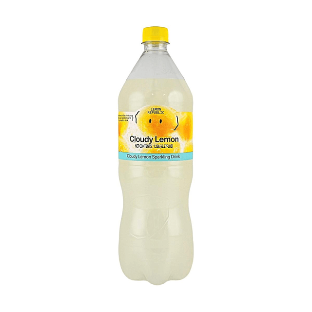 Lemon Republic Cloudy Lemon Sparkling Juice 42.27 fl oz【10% Juice Content