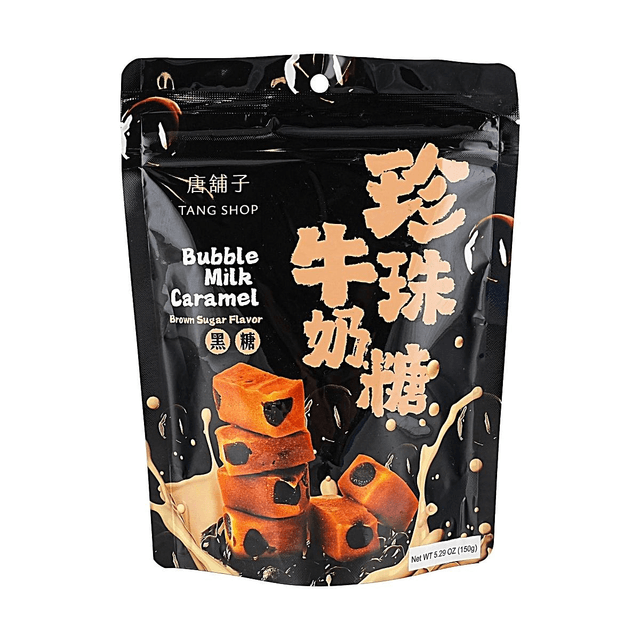 Tang Shop Bubble Milk Caramel Candy Brown Sugar Flavor 5.29 oz