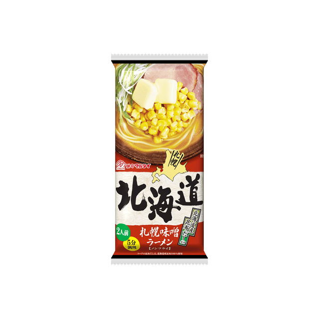 MARUTAI Japanese Hokkaido Sapporo Miso Ramen - 2 Servings, 7.61 oz