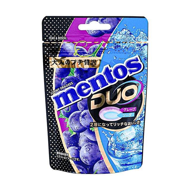mentos Mentos Duo Grape & Soda Chewy Candy, 1.5 oz