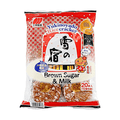 SANKO Yuki no Yado Rice Cracker Brown Sugar & Milk Flavor 12 Pieces 3.6 oz