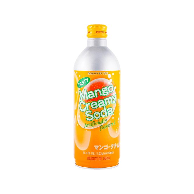UCC Mango Creamy Soda, 16.6 fl oz
