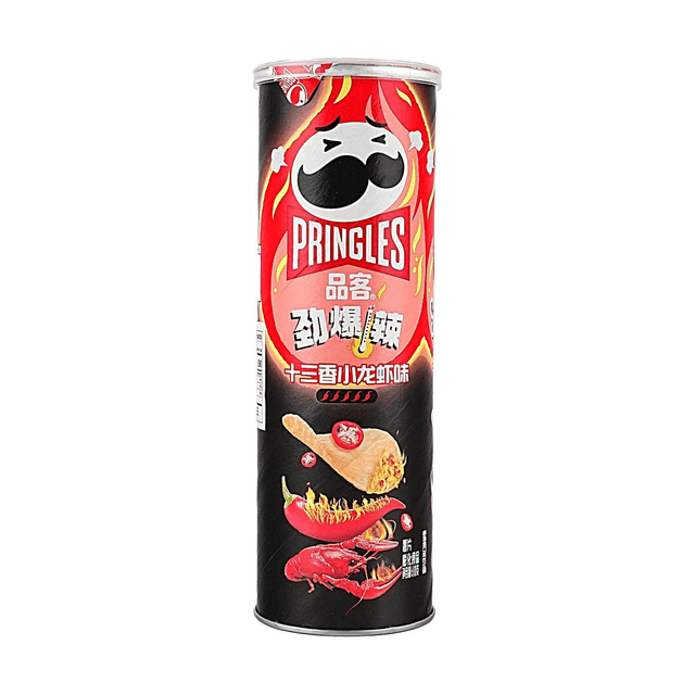 Pringles Thirteen-Spice Crayfish Flavor Potato Crisps 3.88 oz 【Super Hot】