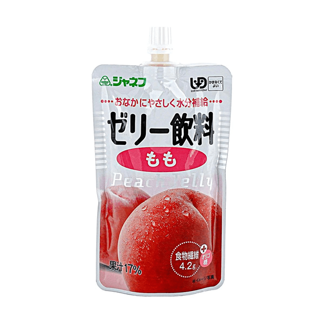 KEWPIE Janef Jelly Drink Peach 3.5oz【17% Fruit Juice】