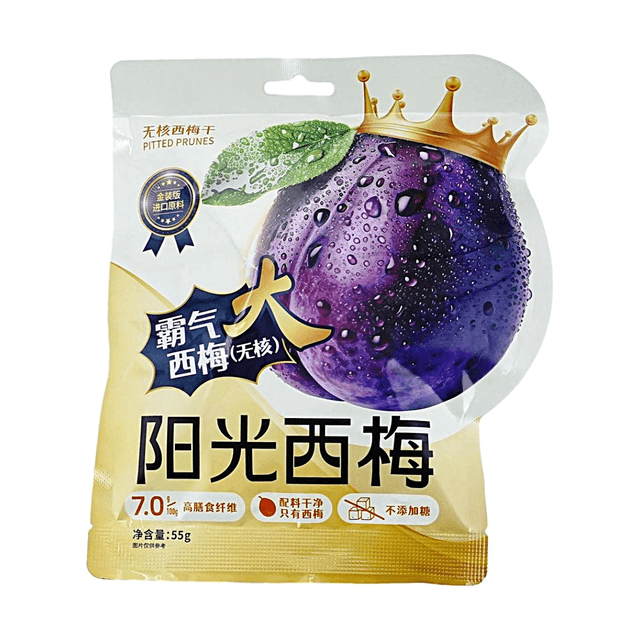 ShiWeiDeChuXiang Pitted Jumbo Prune, 1.94 oz
