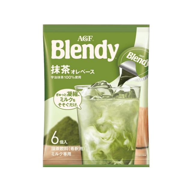 AGF Matcha Milk Concentrate 6pcs